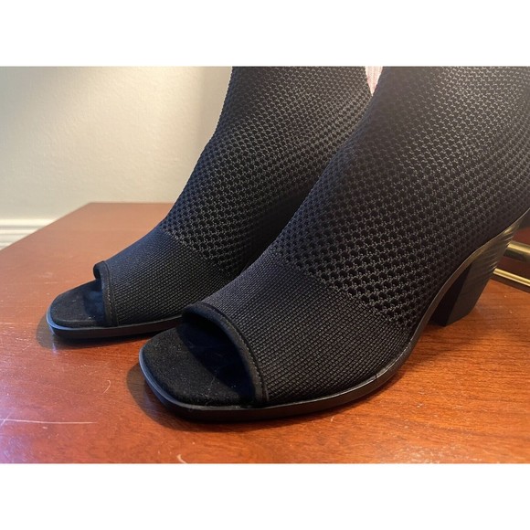 Eileen Fisher "Ark" stretch knit fabric sock booties NEW $245 - Picture 4 of 6